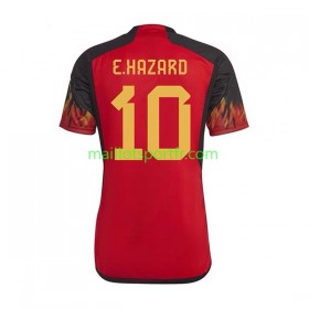 Maillot de Foot Belgique Hazard 10 Domicile Coupe du monde 2022